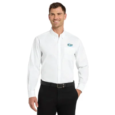 Port Authority® Long Sleeve Carefree Poplin Shirt